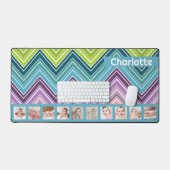 10 Photo Colorful ZigZag Personnalisé (Clavier et souris)