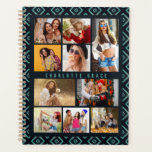 10 Photo Moderne Géométrique Nom élégant<br><div class="desc">10 Photo Moderne Géométrique Stylish Name Planners dispose de dix de vos photos préférées pour un do-it-yourself facile et rapide ajouter votre propre collage photo. Personnalisez avec votre nom et entouré d'un motif géométrique. Fait un cadeau parfait pour Noël, anniversaires, fête des mères, Fête des pères. soeurs, meilleurs amis et...</div>