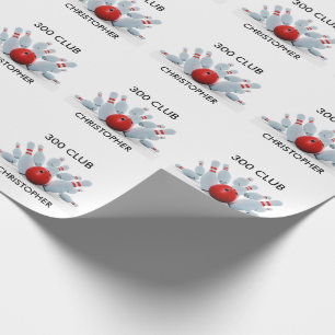 10-pins Bowling Strike Cadeaupapier