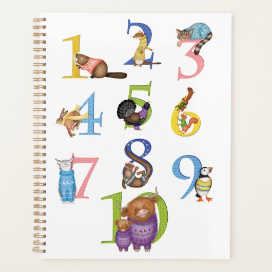 10 planificateur d'animaux écossais (Devant)