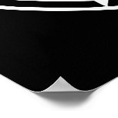 10 POINTED STAR GEOMETRIC WALL PRINT. POSTER (Hoek)