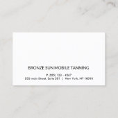 10 Punch Spray Tan Bezoek Customer Loyalty (Achterkant)