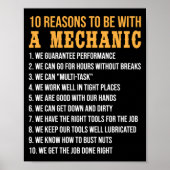 10 Redenen om met een mechanische funny-mechanica  Poster (Voorkant)