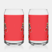10 robot rouge verre peut de (Gauche)