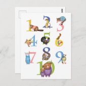 10 Schotse dieren briefkaart (Voorkant / Achterkant)