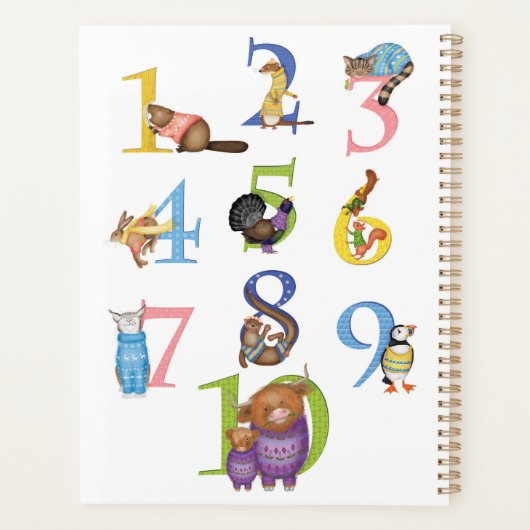10 Schotse dieren planner (Achterkant)