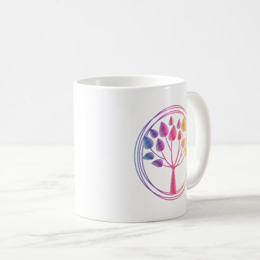 10 Sephirot and Tree of Life Coffee Mok (Voorkant rechts)