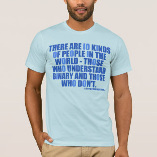 10 soorten mensen T-shirt