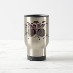 10-stuks trommelkit: Violet verloop: Travel Mug Reisbeker