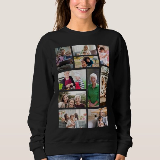 10 T-Shirts Collage Photo Personnalisé (Devant)