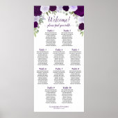 10 Tableau Boho violet Rose Plat vertical (Devant)