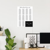 10 Tableau | Élégant tableau de sièges Mariage mod (Bureau à domicile)