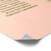 10 Tableau Mariage Planche de corail et or (Coin)