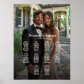 10 tables élégant tableau de sièges mariage photo (Devant)