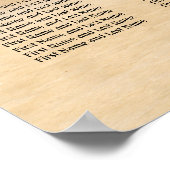 10 Tafel-weduwenkaart Poster (Hoek)