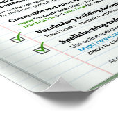 10 tips om je grammatica te verbeteren poster (Hoek)