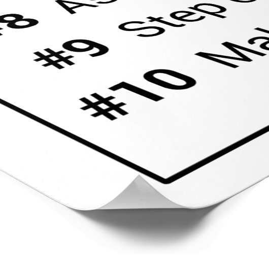 10 Tricks om Slim tijdens het Poster van Vergaderi (Hoek)