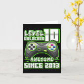 10 Unlocked Geweldige 2013 Videospel 10e Verjaarda Kaart (Gele Bloem)