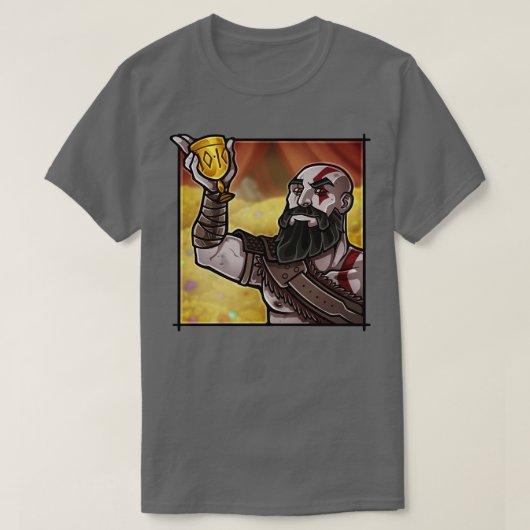 10 van 10 Bekerwinnaar Kratos T-shirt (Design voorkant)