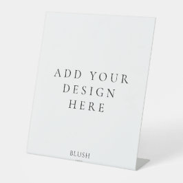 10 "x12"Pedestal Tekendruk Reclamebord Met Voetstuk