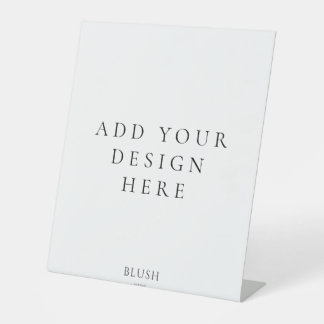 10 "x12"Pedestal Tekendruk Reclamebord Met Voetstuk