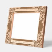 10 "x8" voor grootouders met liefde Bloemenrand Gegraveerde Lijstjes (Links)