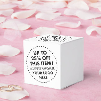 10 x Aangepaste Favorietendozen 25% KORTING Bulk A Bedankdoosjes