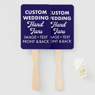10 x Aangepaste Gepersonaliseerde Wedding Hand Fan Handwaaier