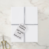 10 x Custom Wedding KRAFT Gift Labels Cadeaulabel (Met Touw)