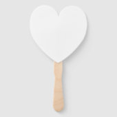 10 x Hart Aangepaste Gepersonaliseerde Wedding Han Handwaaier (Achterkant)
