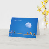 # 10Bonne carte BirdDay (Fleur jaune)