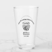 10e anniversaire de Mariage Cadeau verre personnal (Devant)