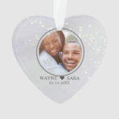 10e anniversaire du Mariage en aluminium Photo (dos)