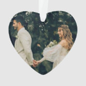 10e anniversaire du Mariage Gold Hearts Couple Pho (dos)