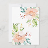 10e anniversaire du Mariage Merci floral (Dos)