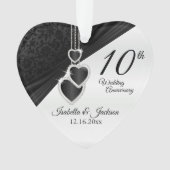 10e anniversaire du Mariage Onyx Conception de l'é (devant)