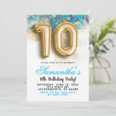 10e anniversaire Gradient Invitation (Debout devant)