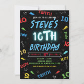 10e anniversaire Invitation Party (Devant)