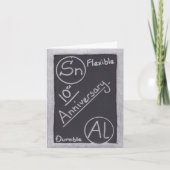 10e anniversaire Mariage Éléments Carte de voeux (Devant)