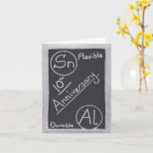 10e anniversaire Mariage Éléments Carte de voeux (Fleur jaune)