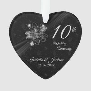 10e anniversaire Mariage Floral Keepsaké Design
