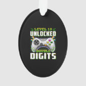 10e anniversaire pour les garçons Double Chiffres (dos)