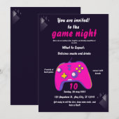 10e anniversaire VIDEO invitation pour les filles (Devant / Derrière)