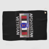 10e bergdivisie Afghanistan Veteraan Golfhanddoek (Horizontaal)