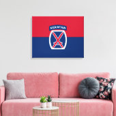 10e bergdivisie canvas afdruk (Insitu (Woonkamer))