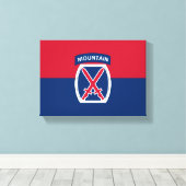 10e bergdivisie canvas afdruk (Insitu (Houten vloer))