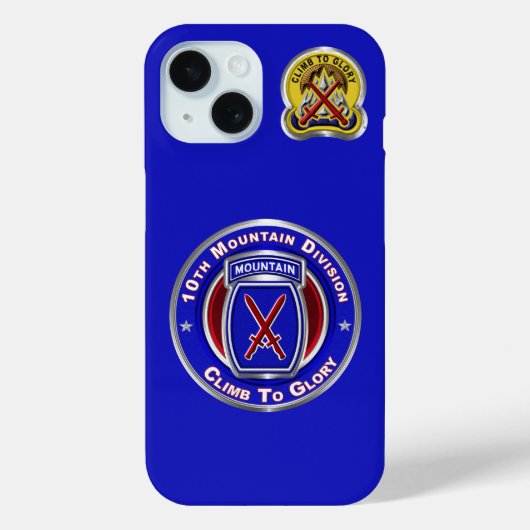 10e bergdivisie Case-Mate iPhone case (Achterkant)