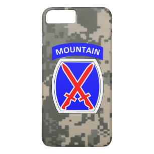 10e bergdivisie "Climb to Glory" iPhone 8 Plus / 7 Plus Hoesje