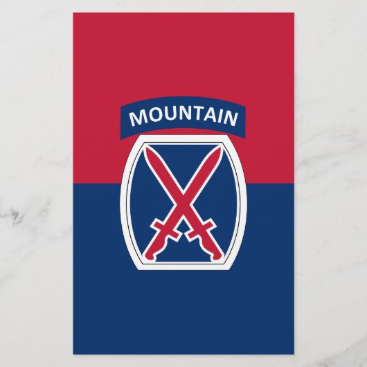 10e bergdivisie flyer (Voorkant)