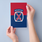 10e bergdivisie flyer (Hand)